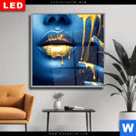 Wechselmotiv Dia Blaue Schoenheit Quadrat Produktvorschau mit dem Bild Blaue Schönheit im Format Quadrat.