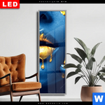 Wechselmotiv Dia Blaue Schoenheit Schmal Produktvorschau mit dem Bild Blaue Schönheit im Format Schmal.