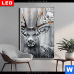 Wechselmotiv Dia Bluehende Krone Des Hirsches Hochformat Produktvorschau mit dem Bild Blühende Krone des Hirsches im Format Hochformat.