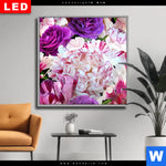 Wechselmotiv Dia Bluehende Pfingstrosen Quadrat Produktvorschau mit dem Bild Blühende Pfingstrosen im Format Quadrat.