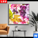 Wechselmotiv Dia Blumen Collage No 2 Quadrat Produktvorschau mit dem Bild Blumen Collage No.2 im Format Quadrat.