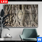 Wechselmotiv Dia Buddha In Baumwurzeln Querformat Produktvorschau mit dem Bild Buddha in Baumwurzeln im Format Querformat.