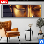 Wechselmotiv Dia Buddha In Harmonie Panorama Produktvorschau mit dem Bild Buddha in Harmonie im Format Panorama.