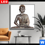 Wechselmotiv Dia Buddha In Lotus Pose No 2 Quadrat Produktvorschau mit dem Bild Buddha in Lotus Pose No. 2 im Format Quadrat.