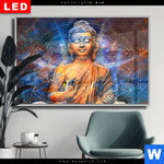 Wechselmotiv Dia Buddha In Meditation Querformat Produktvorschau mit dem Bild Buddha in Meditation im Format Querformat.