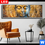 Wechselmotiv Dia Buddha Innerer Frieden Panorama Produktvorschau mit dem Bild Buddha - Innerer Frieden im Format Panorama.
