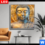Wechselmotiv Dia Buddha Innerer Frieden Quadrat Produktvorschau mit dem Bild Buddha - Innerer Frieden im Format Quadrat.