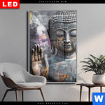 Wechselmotiv Dia Buddha Kosmische Gelassenheit Hochformat Produktvorschau mit dem Bild Buddha - Kosmische Gelassenheit im Format Hochformat.