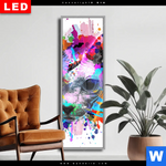 Wechselmotiv Dia Bunte Sphynx Weiss Schmal Produktvorschau mit dem Bild Bunte Sphynx Weiß im Format Schmal.