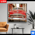 Wechselmotiv Dia Bunte Vintage Oldtimer Quadrat Produktvorschau mit dem Bild Bunte vintage Oldtimer im Format Quadrat.