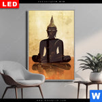 Wechselmotiv Dia Dark Buddha Hochformat Produktvorschau mit dem Bild Dark Buddha im Format Hochformat.