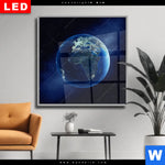 Wechselmotiv Dia Die Erde Quadrat Produktvorschau mit dem Bild Die Erde im Format Quadrat.