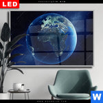 Wechselmotiv Dia Die Erde Querformat Produktvorschau mit dem Bild Die Erde im Format Querformat.