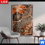 Wechselmotiv Dia Digitale Blumen No 2 Hochformat Produktvorschau mit dem Bild Digitale Blumen No.2 im Format Hochformat.