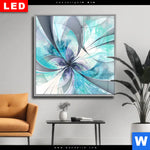 Wechselmotiv Dia Digitale Blumen No 3 Quadrat Produktvorschau mit dem Bild Digitale Blumen No.3 im Format Quadrat.