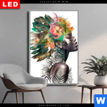 Wechselmotiv Dia Doppelbelichtung Portraet Einer Afrikanischen Frau Hochformat Produktvorschau mit dem Bild Doppelbelichtung Porträt einer afrikanischen Frau im Format Hochformat.