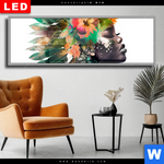 Wechselmotiv Dia Doppelbelichtung Portraet Einer Afrikanischen Frau Panorama Produktvorschau mit dem Bild Doppelbelichtung Porträt einer afrikanischen Frau im Format Panorama.