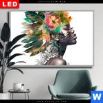 Wechselmotiv Dia Doppelbelichtung Portraet Einer Afrikanischen Frau Querformat Produktvorschau mit dem Bild Doppelbelichtung Porträt einer afrikanischen Frau im Format Querformat.