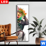 Wechselmotiv Dia Doppelbelichtung Portraet Einer Afrikanischen Frau Schmal Produktvorschau mit dem Bild Doppelbelichtung Porträt einer afrikanischen Frau im Format Schmal.