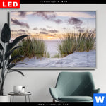 Wechselmotiv Dia Duenen Und Abendsonne Querformat Produktvorschau mit dem Bild Dünen und Abendsonne im Format Querformat.