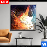 Wechselmotiv Dia E Gitarre Quadrat Produktvorschau mit dem Bild E-Gitarre im Format Quadrat.