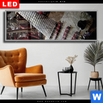 Wechselmotiv Dia E Gitarre Retro Look Panorama Produktvorschau mit dem Bild E-Gitarre Retro Look im Format Panorama.