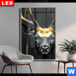 Wechselmotiv Dia Edler Hirsch In Fokus Hochformat Produktvorschau mit dem Bild Edler Hirsch in Fokus im Format Hochformat.