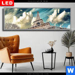 Wechselmotiv Dia Eifelturm In Paris Panorama Produktvorschau mit dem Bild Eifelturm in Paris im Format Panorama.