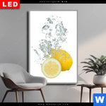 Wechselmotiv Dia Ein Spritzer Zitrone Hochformat Produktvorschau mit dem Bild Ein Spritzer Zitrone im Format Hochformat.