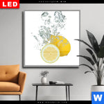 Wechselmotiv Dia Ein Spritzer Zitrone Quadrat Produktvorschau mit dem Bild Ein Spritzer Zitrone im Format Quadrat.