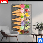 Wechselmotiv Dia Eisgenuss In Perfektion Hochformat Produktvorschau mit dem Bild Eisgenuss in Perfektion im Format Hochformat.