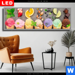 Wechselmotiv Dia Eisgenuss In Perfektion Panorama Produktvorschau mit dem Bild Eisgenuss in Perfektion im Format Panorama.