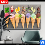 Wechselmotiv Dia Eisgenuss In Perfektion Querformat Produktvorschau mit dem Bild Eisgenuss in Perfektion im Format Querformat.