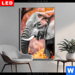 Wechselmotiv Dia Elefant Savannenzauber In Afrika Hochformat Produktvorschau mit dem Bild Elefant - Savannenzauber in Afrika im Format Hochformat.