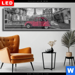 Wechselmotiv Dia Ente In Paris Panorama Produktvorschau mit dem Bild Ente in Paris im Format Panorama.