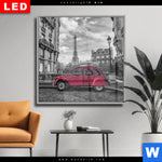 Wechselmotiv Dia Ente In Paris Quadrat Produktvorschau mit dem Bild Ente in Paris im Format Quadrat.