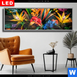 Wechselmotiv Dia Exotische Tropische Pflanzen Panorama Produktvorschau mit dem Bild Exotische tropische Pflanzen im Format Panorama.