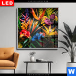 Wechselmotiv Dia Exotische Tropische Pflanzen Quadrat Produktvorschau mit dem Bild Exotische tropische Pflanzen im Format Quadrat.