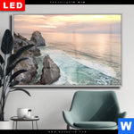 Wechselmotiv Dia Felsen Am Meer Querformat Produktvorschau mit dem Bild Felsen am Meer im Format Querformat.