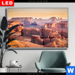 Wechselmotiv Dia Felsen Bei Sonnenuntergang Querformat Produktvorschau mit dem Bild Felsen bei Sonnenuntergang im Format Querformat.