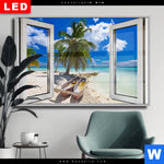 Wechselmotiv Dia Fensterblick Suedsee Boote Querformat Produktvorschau mit dem Bild Fensterblick Südsee Boote im Format Querformat.