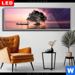 Wechselmotiv Dia Fischer Auf Boot Sonnenaufgang Panorama Produktvorschau mit dem Bild Fischer auf Boot Sonnenaufgang im Format Panorama.