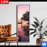 Wechselmotiv Dia Fischer Auf Boot Sonnenaufgang Schmal Produktvorschau mit dem Bild Fischer auf Boot Sonnenaufgang im Format Schmal.