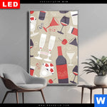 Wechselmotiv Dia Flaschen Glaeser No 2 Hochformat Produktvorschau mit dem Bild Flaschen & Gläser No. 2 im Format Hochformat.