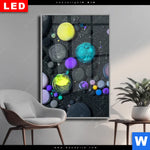 Wechselmotiv Dia Fluid Art Bubbless No 1 Hochformat Produktvorschau mit dem Bild Fluid Art - Bubbless No.1 im Format Hochformat.