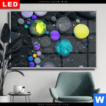 Wechselmotiv Dia Fluid Art Bubbless No 1 Querformat Produktvorschau mit dem Bild Fluid Art - Bubbless No.1 im Format Querformat.