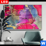 Wechselmotiv Dia Fluid Art Fruehlingszauber Querformat Produktvorschau mit dem Bild Fluid Art Frühlingszauber im Format Querformat.