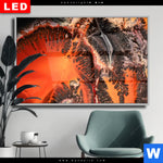 Wechselmotiv Dia Fluid Art Lavastrom Querformat Produktvorschau mit dem Bild Fluid Art Lavastrom im Format Querformat.