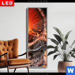 Wechselmotiv Dia Fluid Art Lavastrom Schmal Produktvorschau mit dem Bild Fluid Art Lavastrom im Format Schmal.
