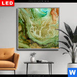 Wechselmotiv Dia Fluid Art Naturschauspiel Quadrat Produktvorschau mit dem Bild Fluid Art Naturschauspiel im Format Quadrat.